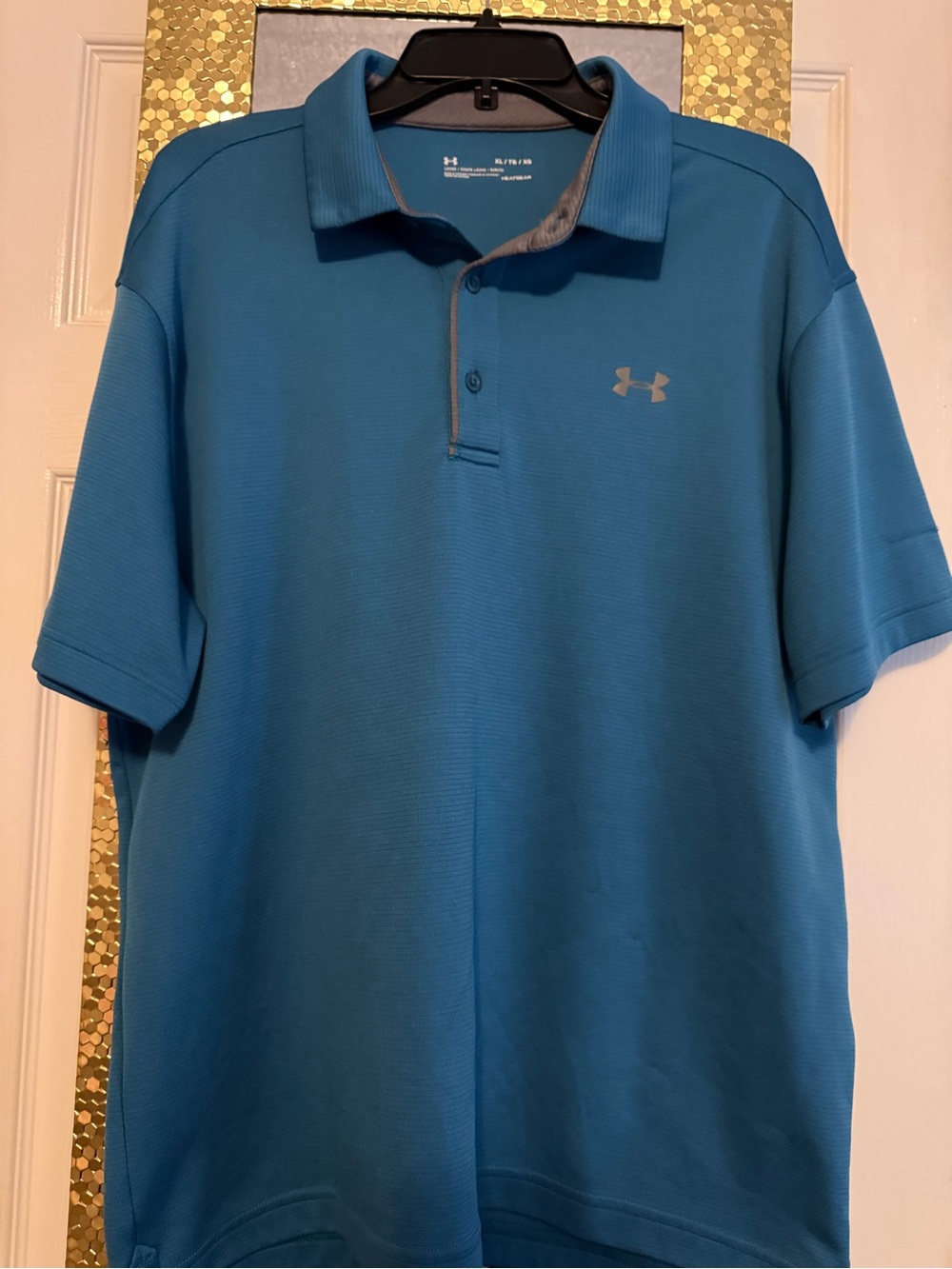 Under Armour Men's Teal Performance Polo